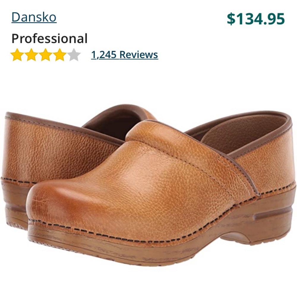 DANKSO light brown distressed leather
